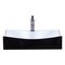 Novatto Porcelain Vessel Sink Combo with Brushed Nickel Faucet, Drain and Sealer NSFC-01134BW368SBN - alternate 2
